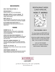 Rest Week Lunch 1-19 FLier